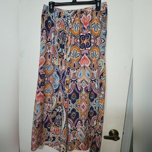 Paisley palazzo pants